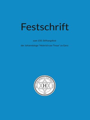 cover image of Festschrift zum 150. Stiftungsfest